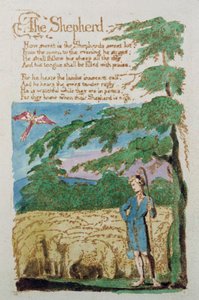Il pastore, da Songs of Innocence, 1789 da William Blake